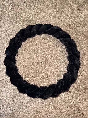 Black Steering Wheel Cover